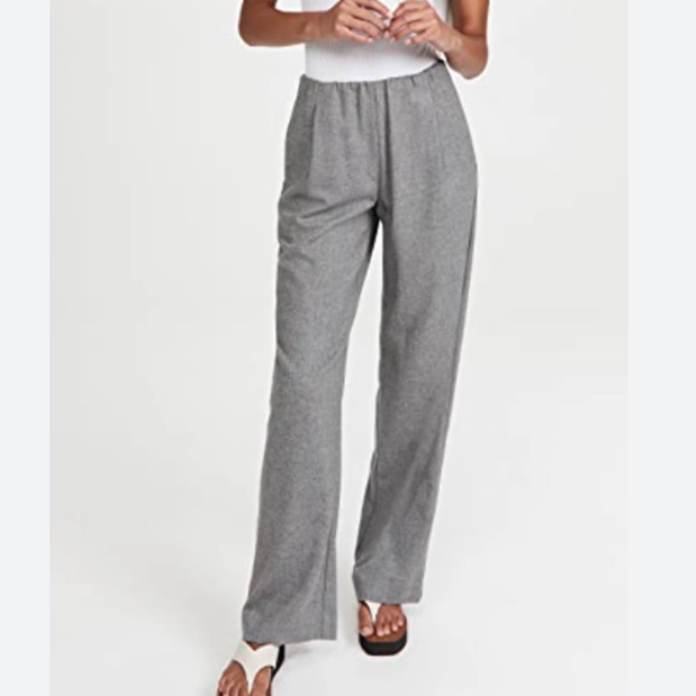 NWOT Vince Flannel Pull On Pant in Thistle